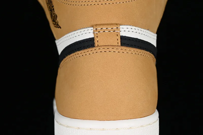 All categories Air Jordan Jordan series basketball shoes Air Jordan 1 High LJR version Air Jordan 1 Rookie Of the Year AJ1 Joe 1 black brown toe 555088-700